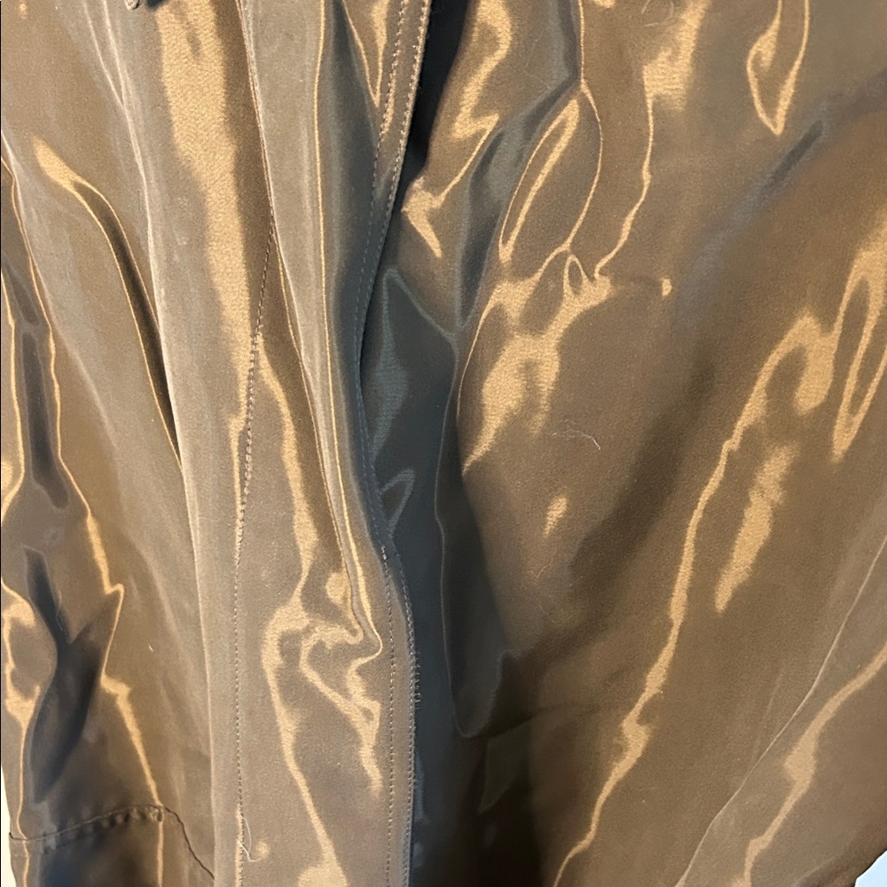 Ron Leal Chic Olive Belted Trench Coat - Picture 3 of 14